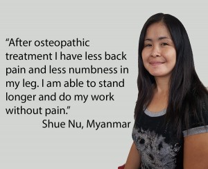 foreign domestic worker testimonial osteopathic treatment at OPRC