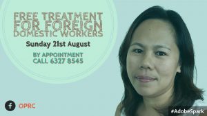 Free Osteopathic Treatment for Foreign domestic workers