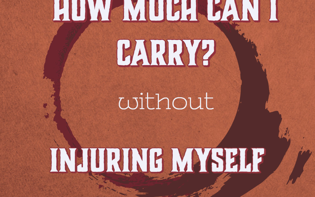 #001 How much weight can I carry