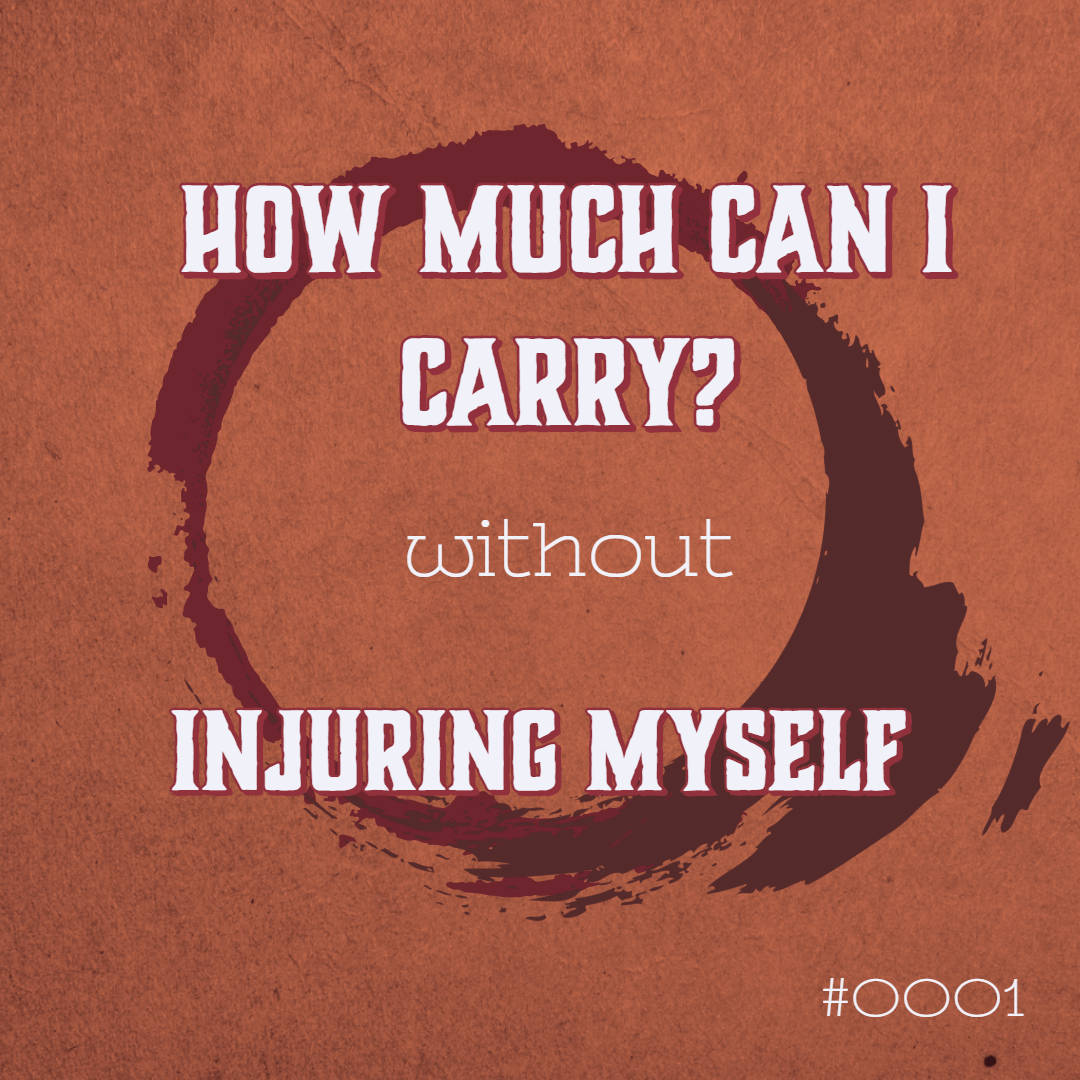 001 How much weight can I carry Osteopathic Pain Relief Centre